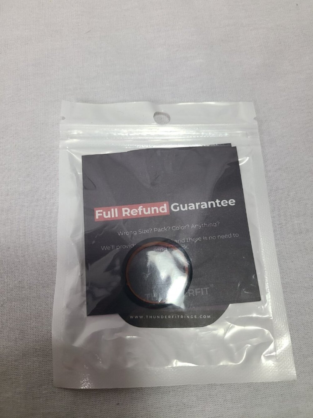 ThunderFit Mens Silicone Ring Wedding Band Size 13- Black And Orange